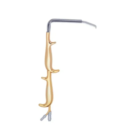 Tebbetts Breast Style Fiber Optic Retractor-Double Handle