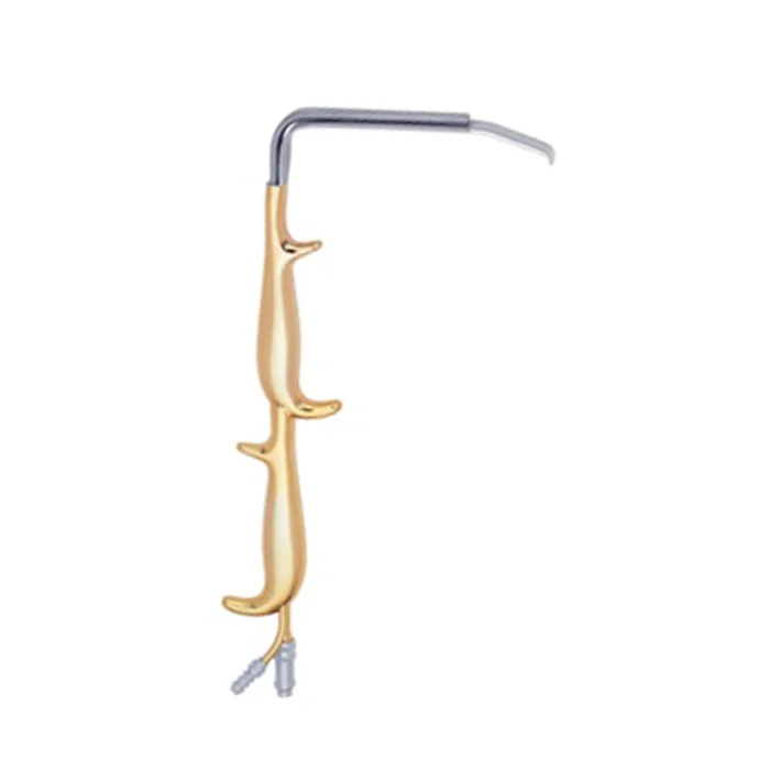 Tebbetts Breast Style Fiber Optic Retractor-Double Handle