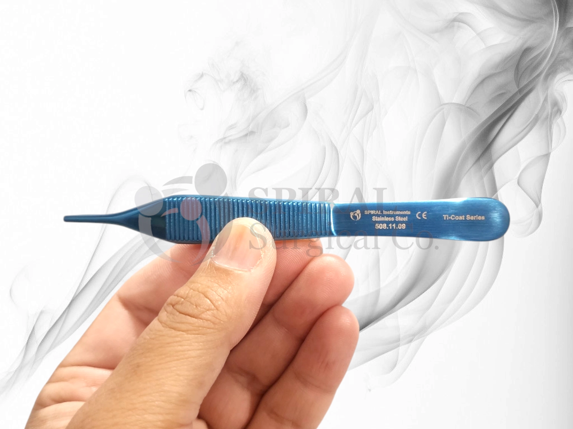 adson brown delicate tissue forceps, 9x9 teeth, ti coat series, 12cm Adson Brown Delicate Tissue Forceps, 9X9 Teeth, Ti-Coat Series, 12cm