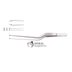 Bayonet Grasping Forceps, 1x1, 16cm