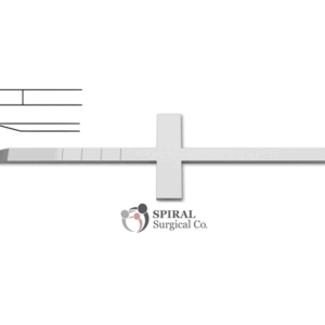 Cincel Cottle Chisel, 18 cm, Cross Bar, Graduated