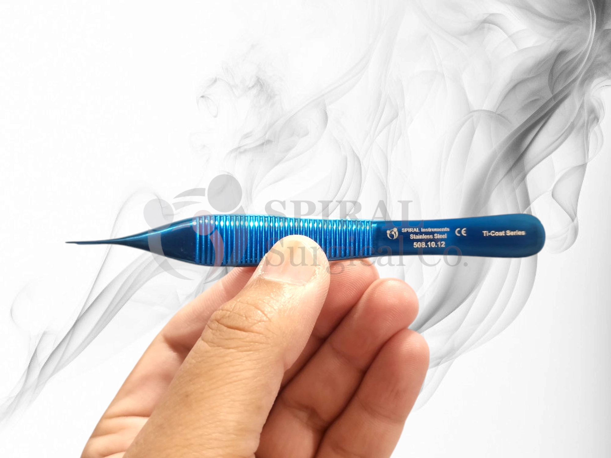 micro adson forceps, 0.8mm tip, serrated, ti coat series, 12cm Micro Adson Forceps, 0.8mm Tip, Serrated, Ti-Coat Series, 12cm